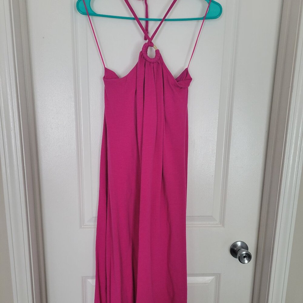Pink Old Navy Midi Dress
